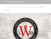 Tablet Screenshot of loriwilesdesign.com